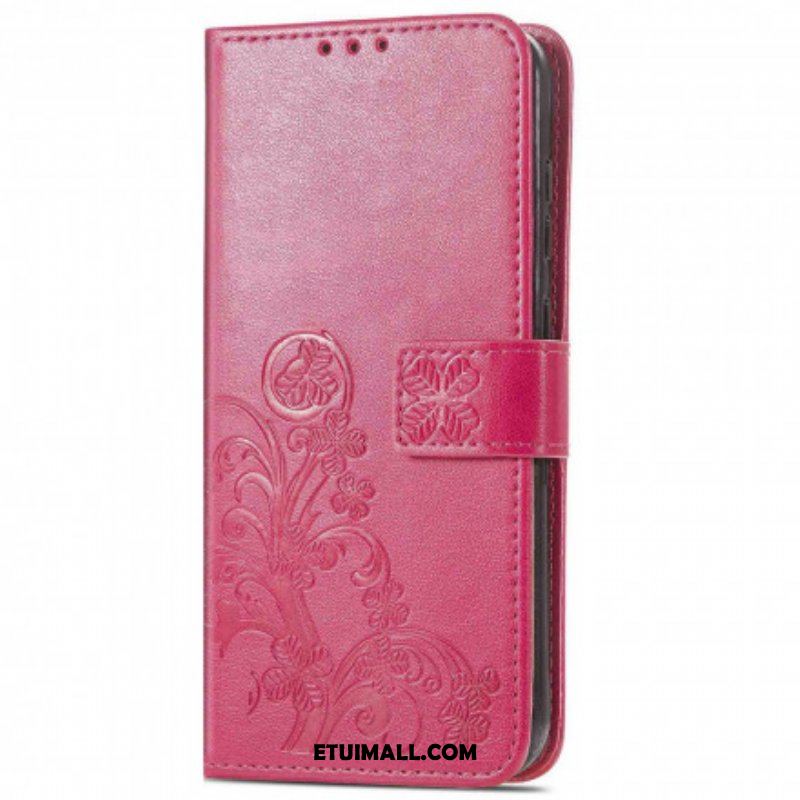 Etui Folio do Oppo A94 5G Czterolistna Koniczyna