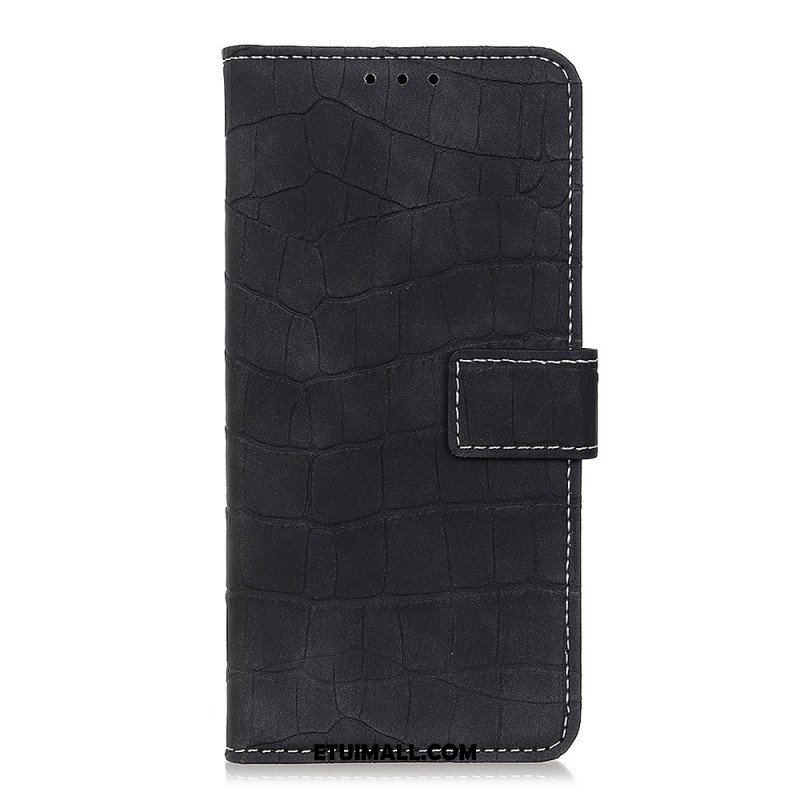 Etui Folio do Oppo Find X5 Lite Moc Krokodyla