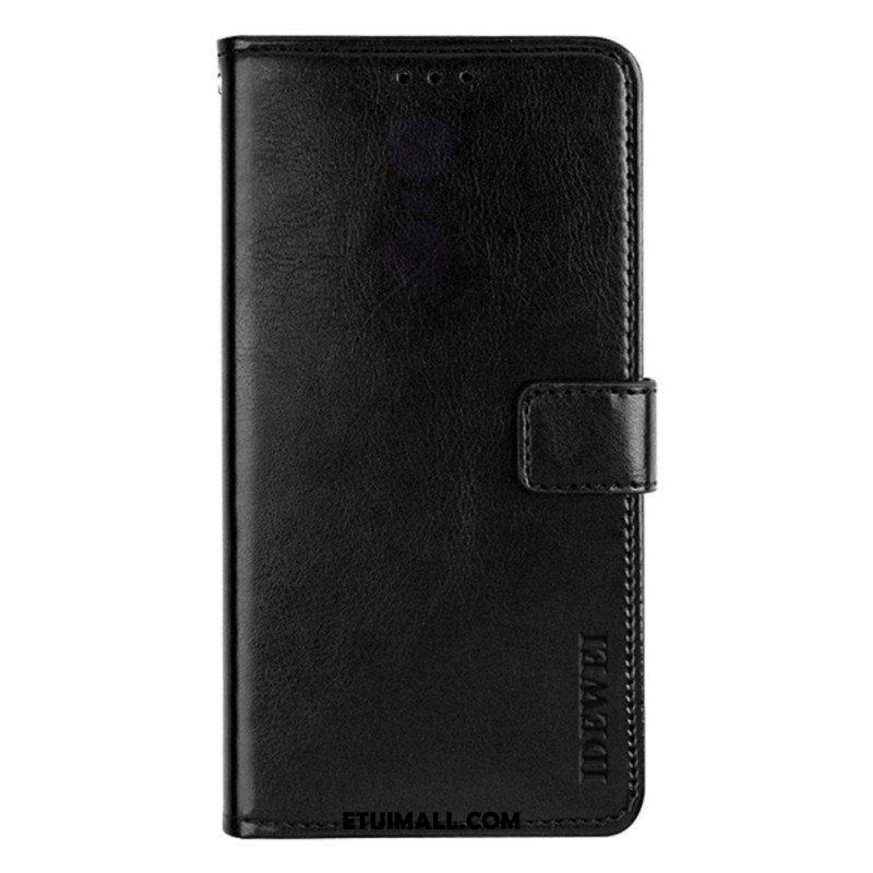 Etui Folio do Oppo Find X5 Lite Sztuczna Skóra Idewei W Stylu Vintage