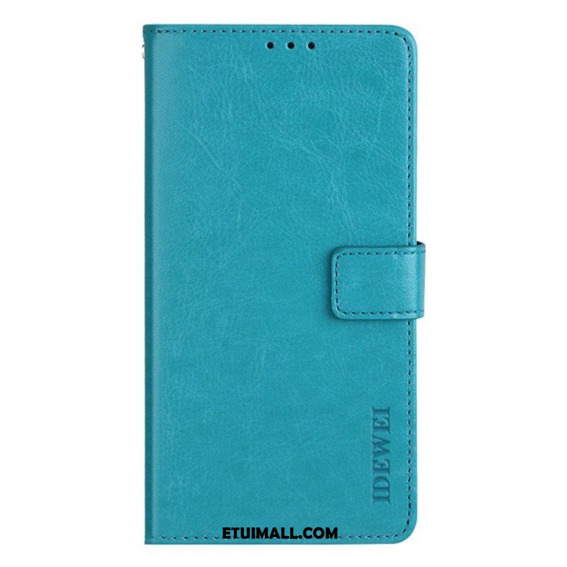 Etui Folio do Oppo Find X5 Lite Sztuczna Skóra Idewei W Stylu Vintage