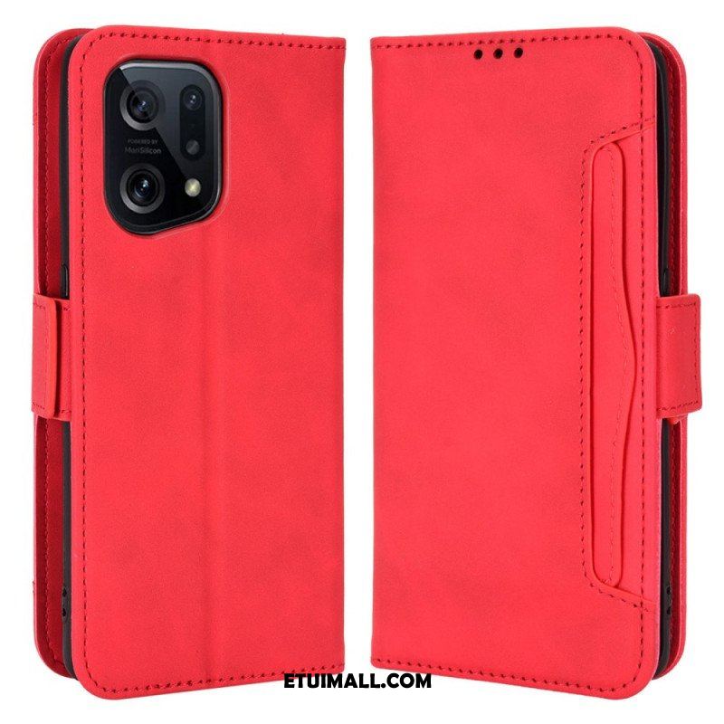 Etui Folio do Oppo Find X5 Wielokartowa Klasa Premier