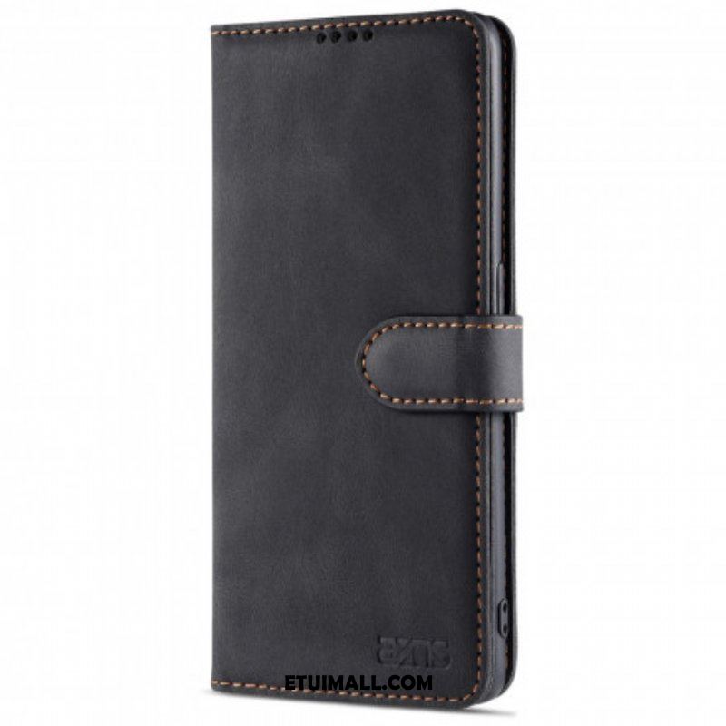 Etui Folio do Oppo Reno 6 5G Azns Couture Z Efektem Skóry