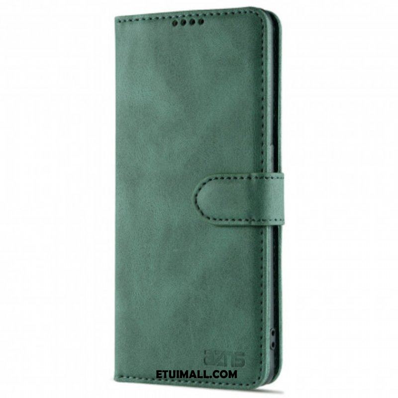 Etui Folio do Oppo Reno 6 5G Azns Couture Z Efektem Skóry