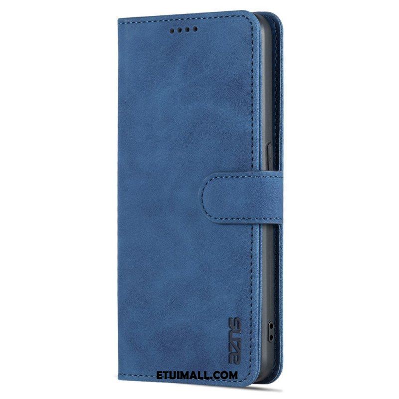 Etui Folio do Oppo Reno 8 Pro Stylizacja Skóry Azns