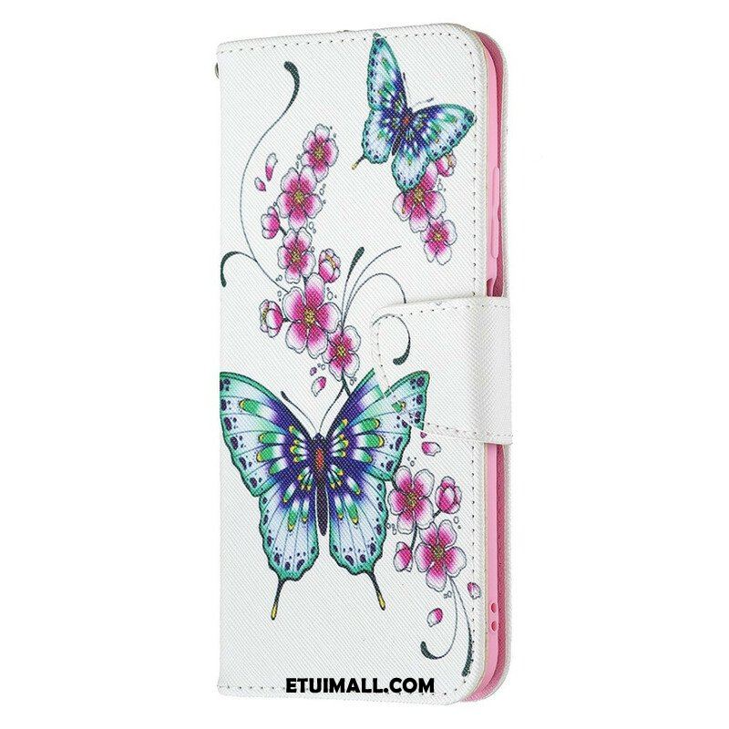 Etui Folio do Poco M3 Pro 5G Cudowne Motyle