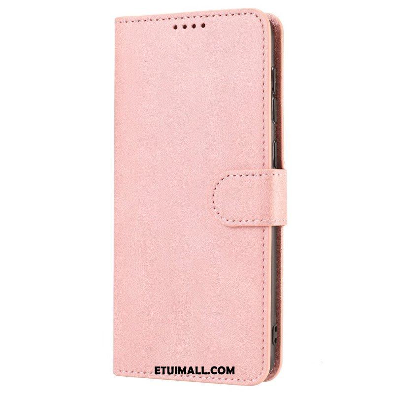 Etui Folio do Poco X4 Pro 5G Skórzany Styl Z Paskiem