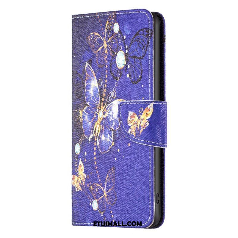 Etui Folio do Poco X5 5G Motyle