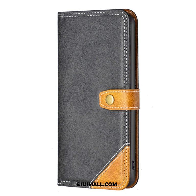 Etui Folio do Realme C35 Dwukolorowy Kolor Binfen