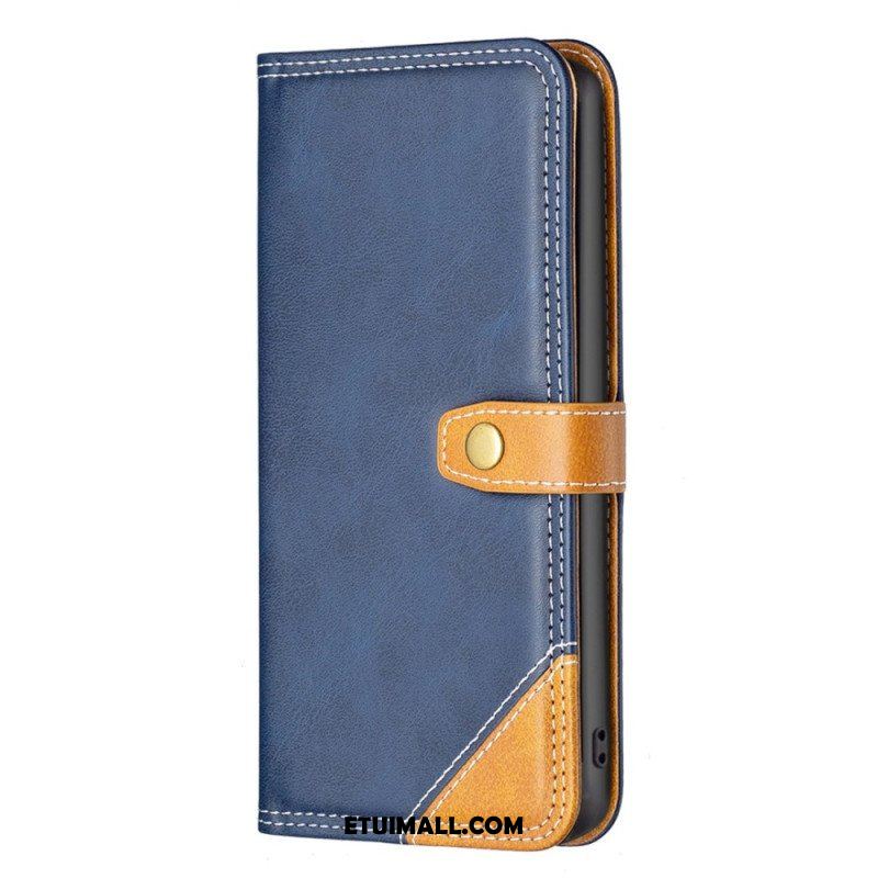 Etui Folio do Realme C35 Dwukolorowy Kolor Binfen