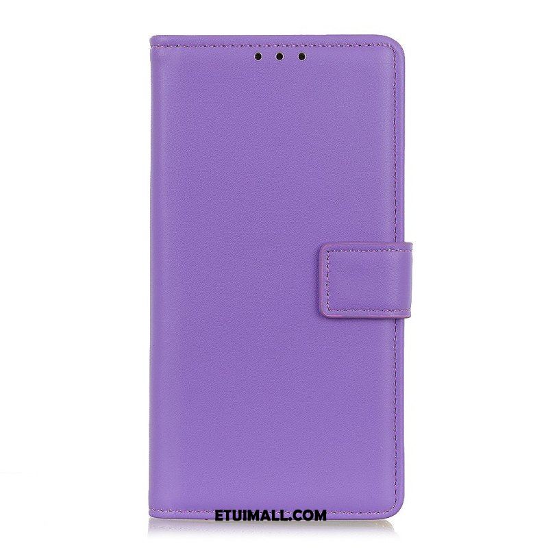 Etui Folio do Samsung Galaxy A13 5G / A04s Błyszcząca Sztuczna Skóra