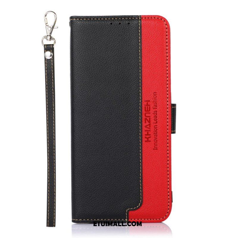 Etui Folio do Samsung Galaxy A13 5G / A04s Rfid Khazneh W Stylu Liczi