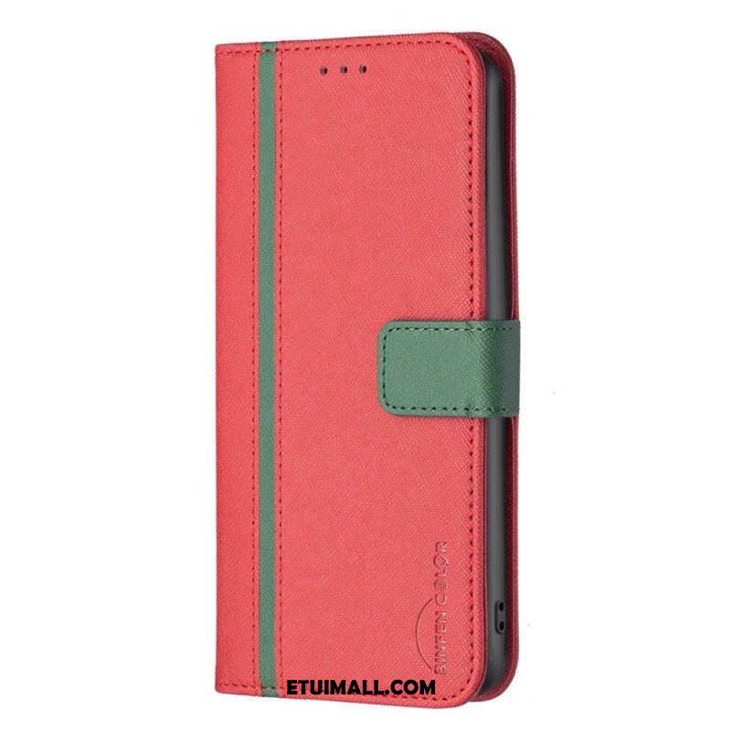 Etui Folio do Samsung Galaxy A14 / A14 5G Dwukolorowy Kolor Binfen