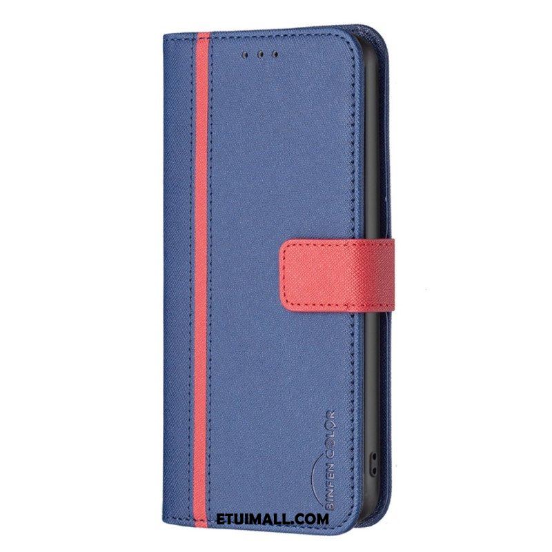 Etui Folio do Samsung Galaxy A14 / A14 5G Dwukolorowy Kolor Binfen