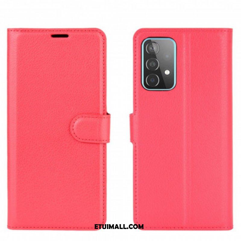 Etui Folio do Samsung Galaxy A52 4G / A52 5G / A52s 5G Klasyczne Liczi