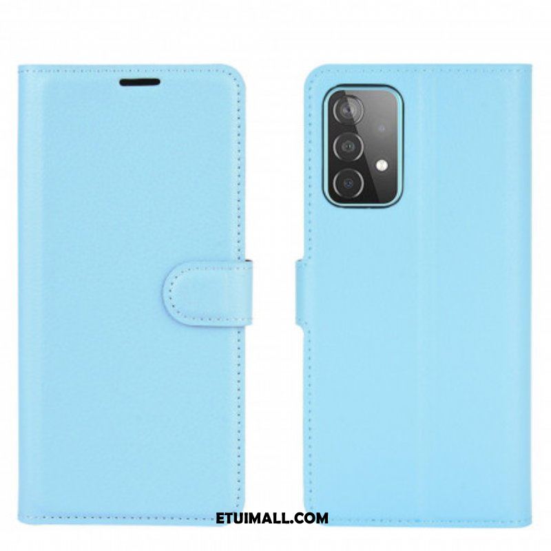 Etui Folio do Samsung Galaxy A52 4G / A52 5G / A52s 5G Klasyczne Liczi