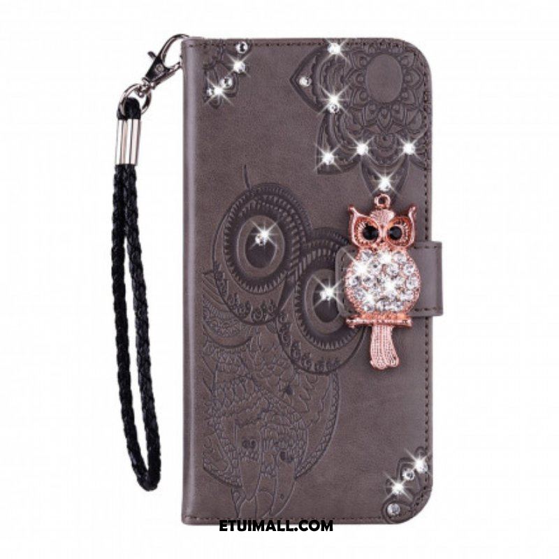 Etui Folio do Samsung Galaxy A52 4G / A52 5G / A52s 5G Sowa Mandala I Urok