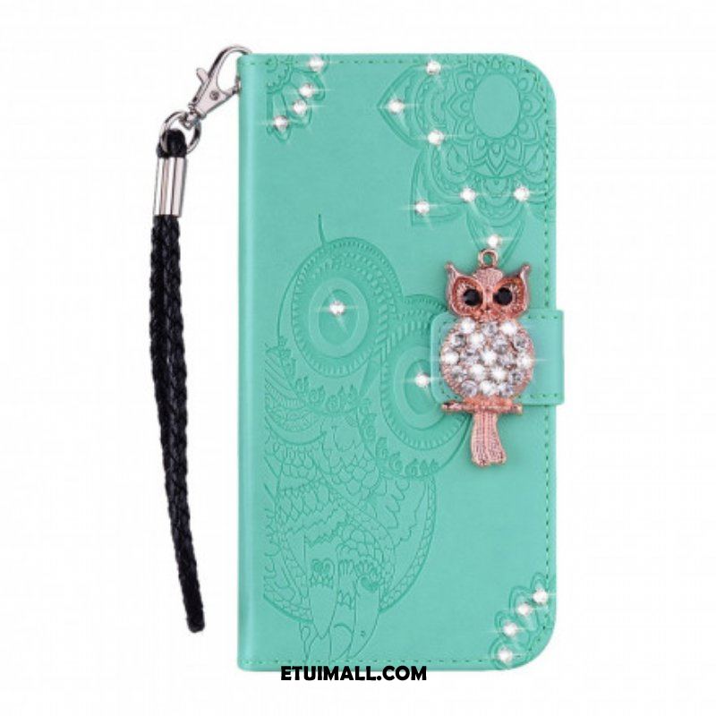 Etui Folio do Samsung Galaxy A52 4G / A52 5G / A52s 5G Sowa Mandala I Urok