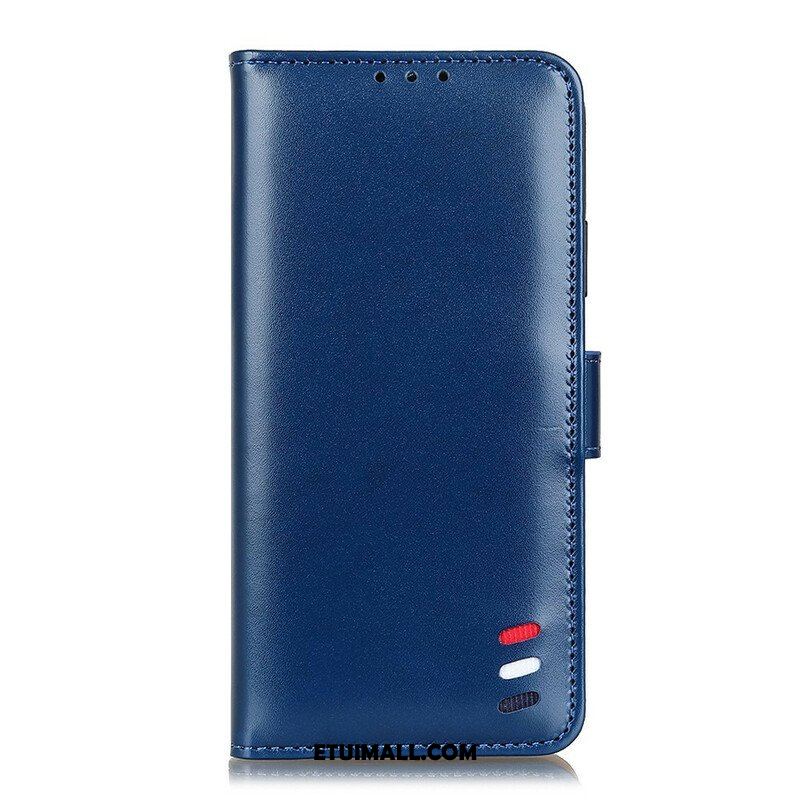 Etui Folio do Samsung Galaxy A52 4G / A52 5G / A52s 5G Trójkolorowy Efekt Skóry