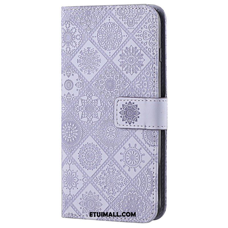 Etui Folio do Samsung Galaxy A54 5G Kwiatowe Wzory