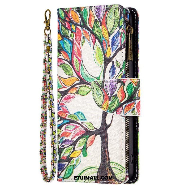 Etui Folio do Samsung Galaxy M23 5G Drzewna Torebka I Smycz