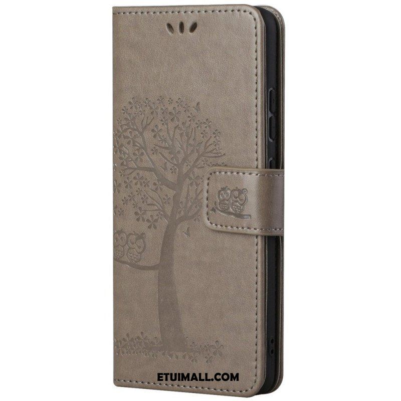 Etui Folio do Samsung Galaxy M23 5G Sowa Drzewo