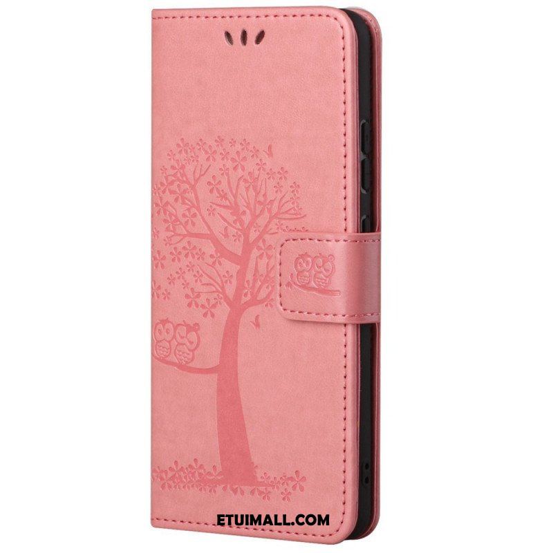 Etui Folio do Samsung Galaxy M23 5G Sowa Drzewo