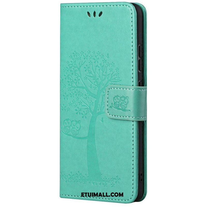 Etui Folio do Samsung Galaxy M23 5G Sowa Drzewo