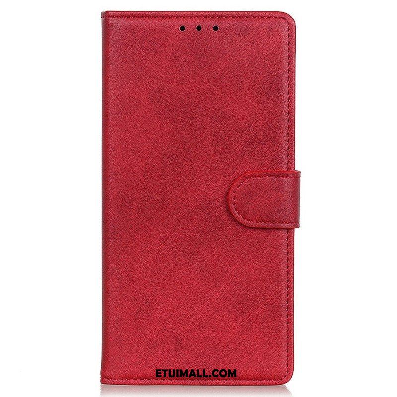 Etui Folio do Samsung Galaxy M33 5G Matowa Sztuczna Skóra