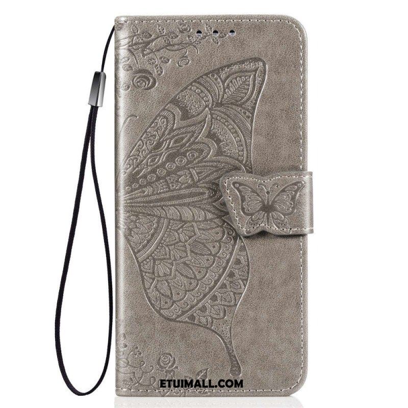 Etui Folio do Samsung Galaxy M53 5G Barokowy Motyl