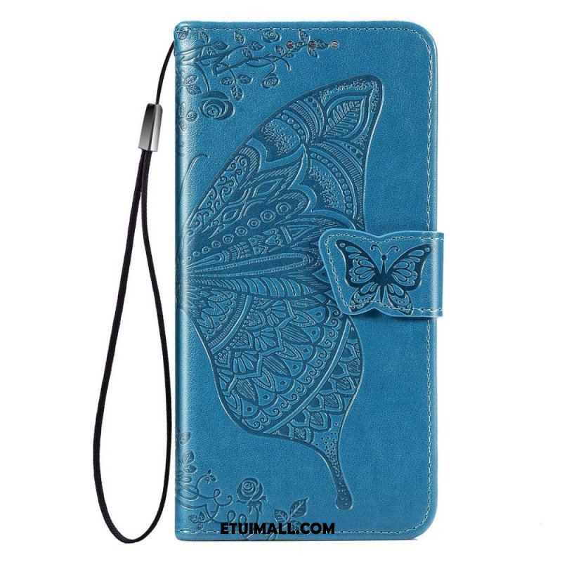 Etui Folio do Samsung Galaxy M53 5G Barokowy Motyl