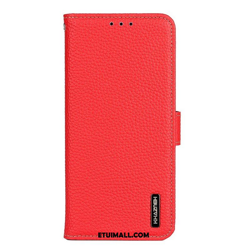 Etui Folio do Samsung Galaxy M53 5G Khazneh Skóra Liczi