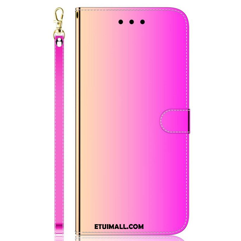 Etui Folio do Samsung Galaxy M53 5G Lustro I Smycz