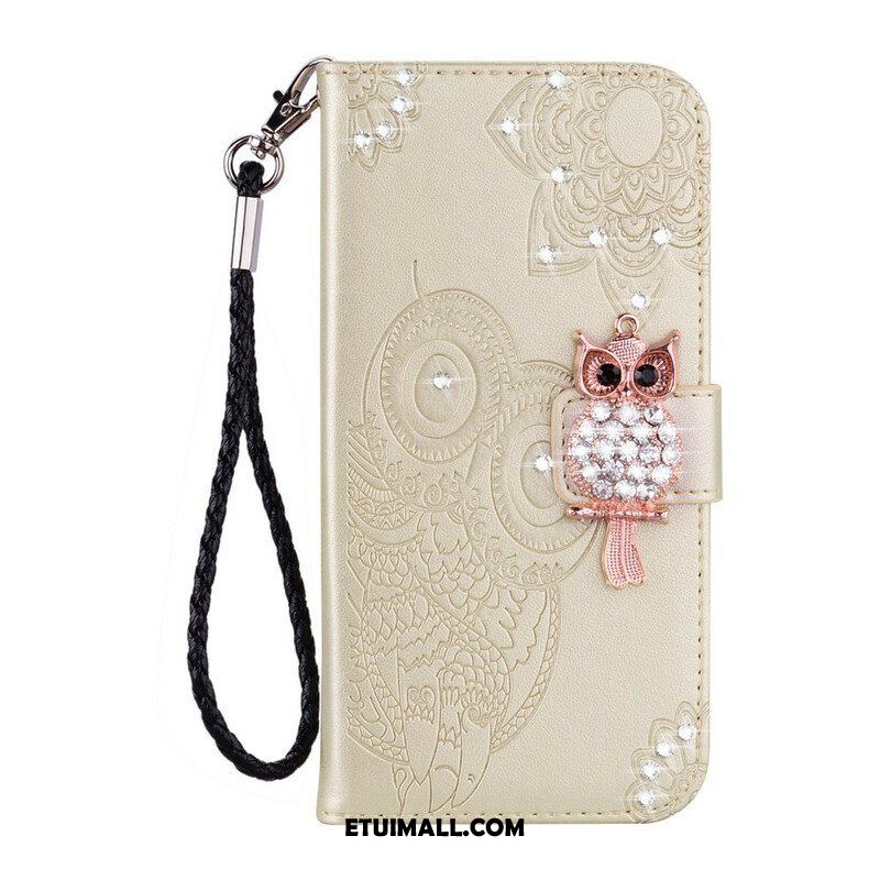 Etui Folio do Samsung Galaxy S21 5G Sowa Mandala I Urok