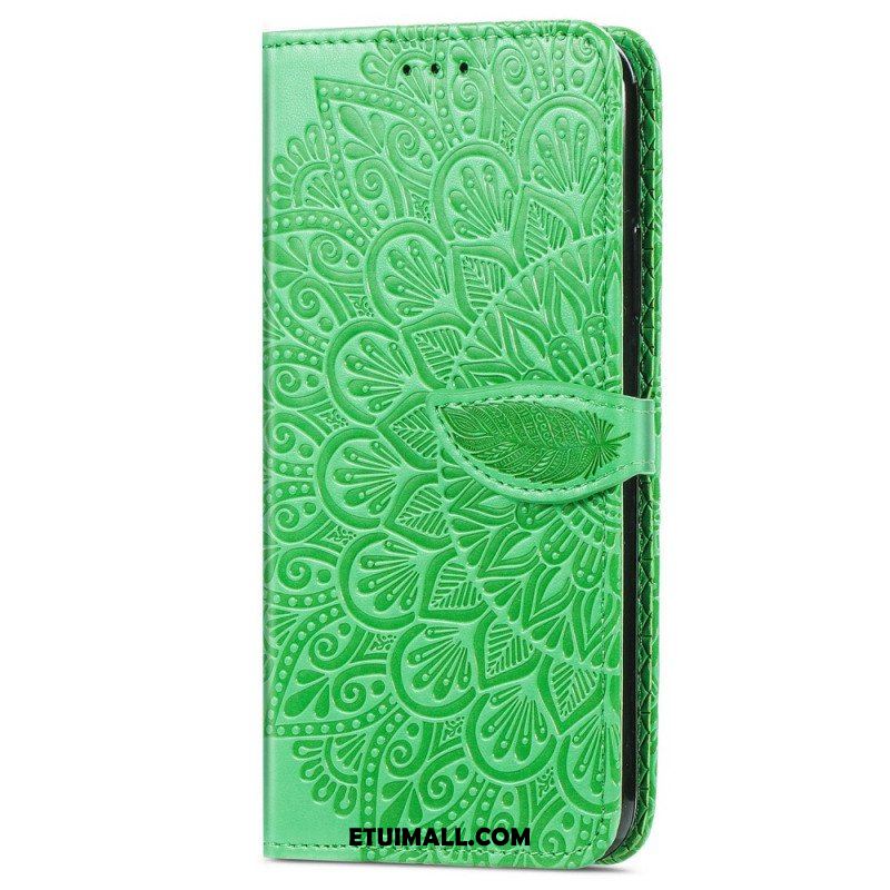 Etui Folio do Samsung Galaxy S22 Ultra 5G Plemienne Liście