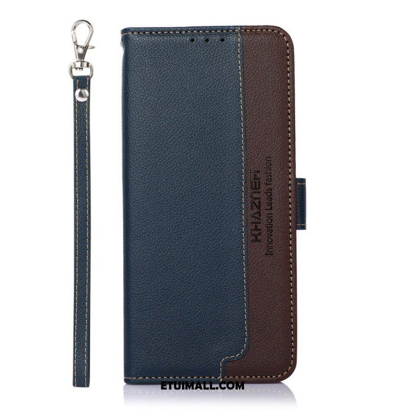 Etui Folio do Samsung Galaxy S22 Ultra 5G Rfid Khazneh W Stylu Liczi