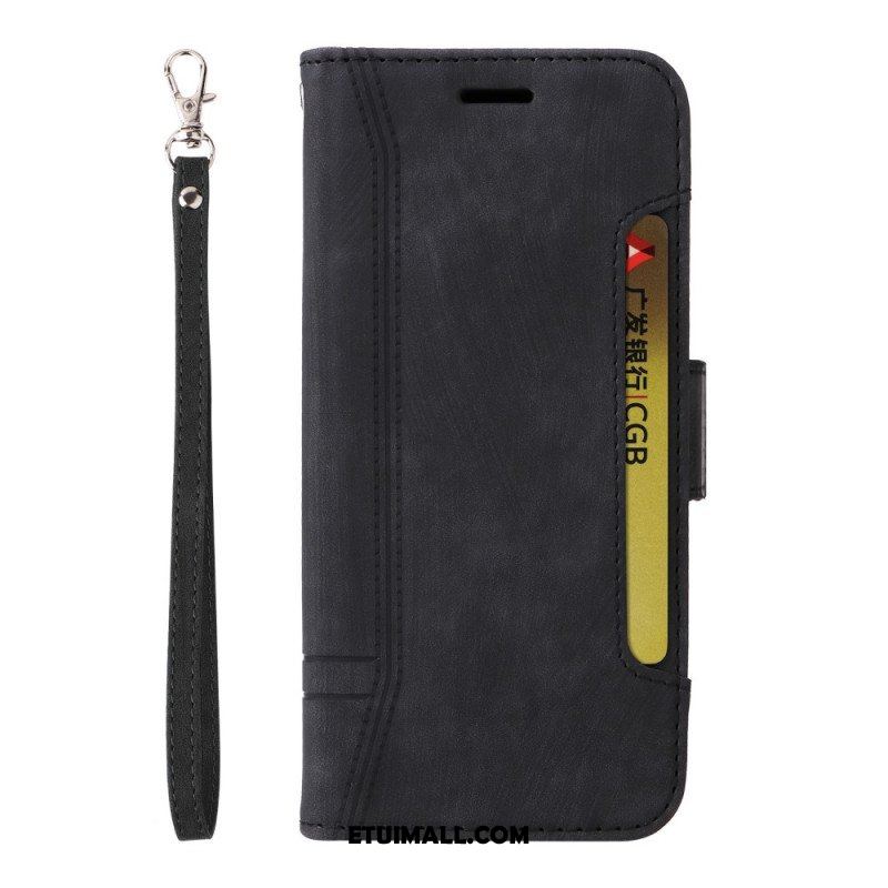 Etui Folio do Samsung Galaxy S23 5G Betopnice Przednie Etui Na Karty