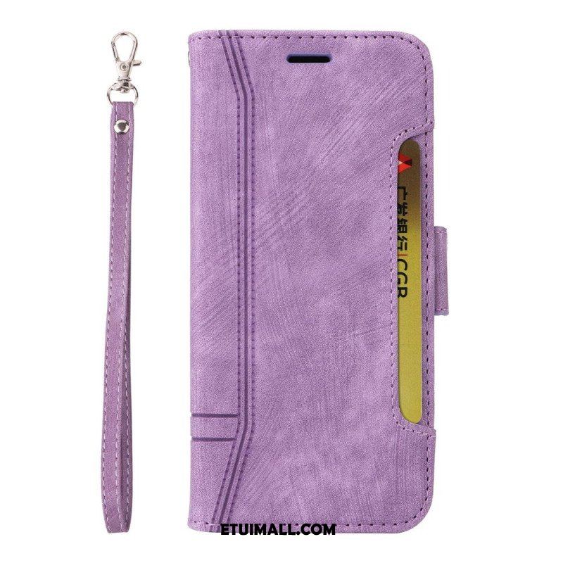 Etui Folio do Samsung Galaxy S23 5G Betopnice Przednie Etui Na Karty