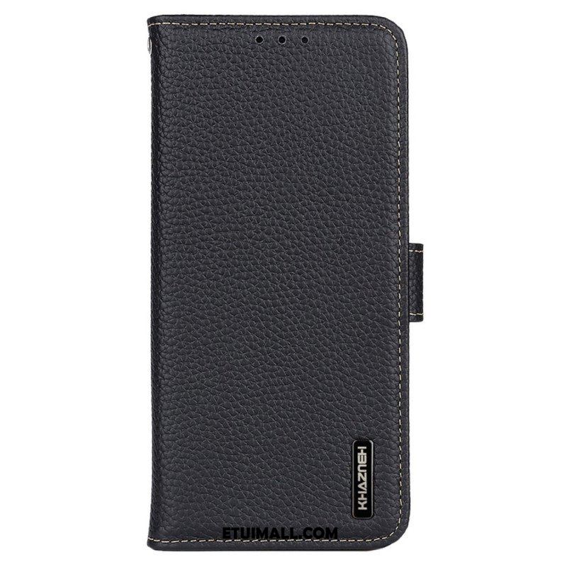 Etui Folio do Samsung Galaxy S23 5G Khazneh Skóra Liczi