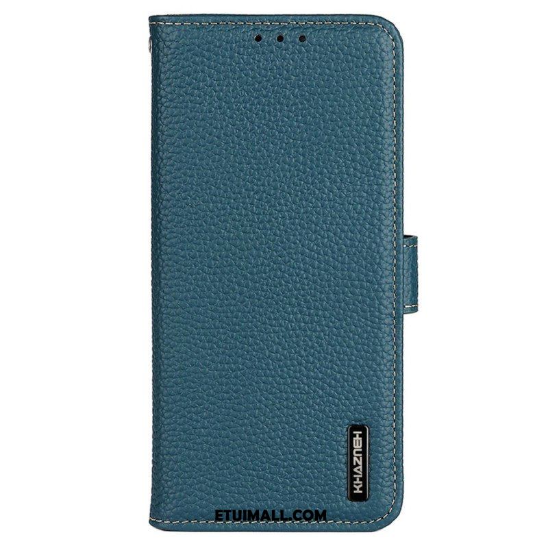 Etui Folio do Samsung Galaxy S23 5G Khazneh Skóra Liczi