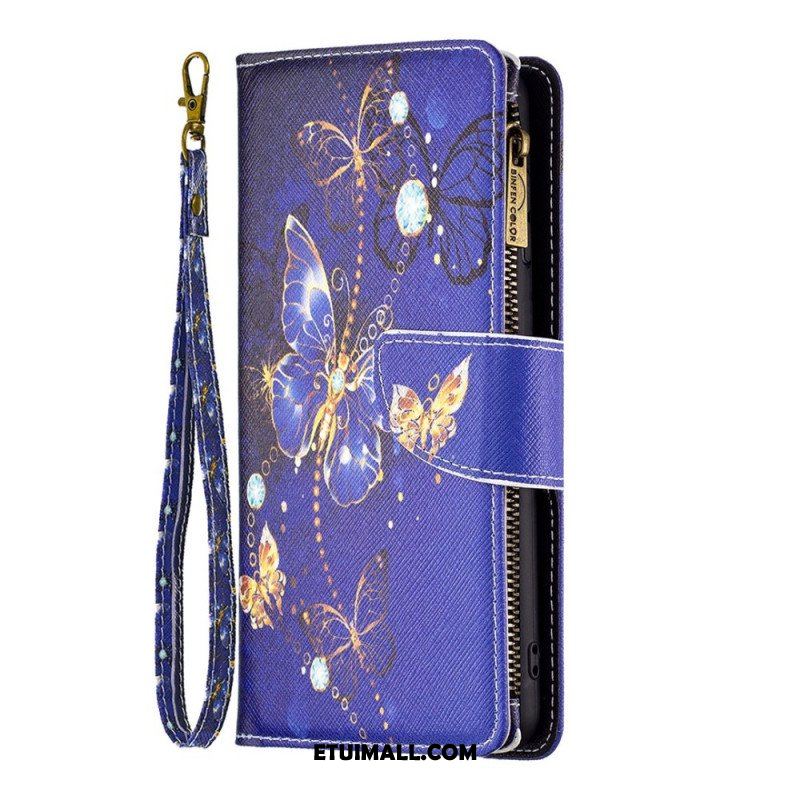 Etui Folio do Samsung Galaxy S23 5G Portfel Portfel Motyle