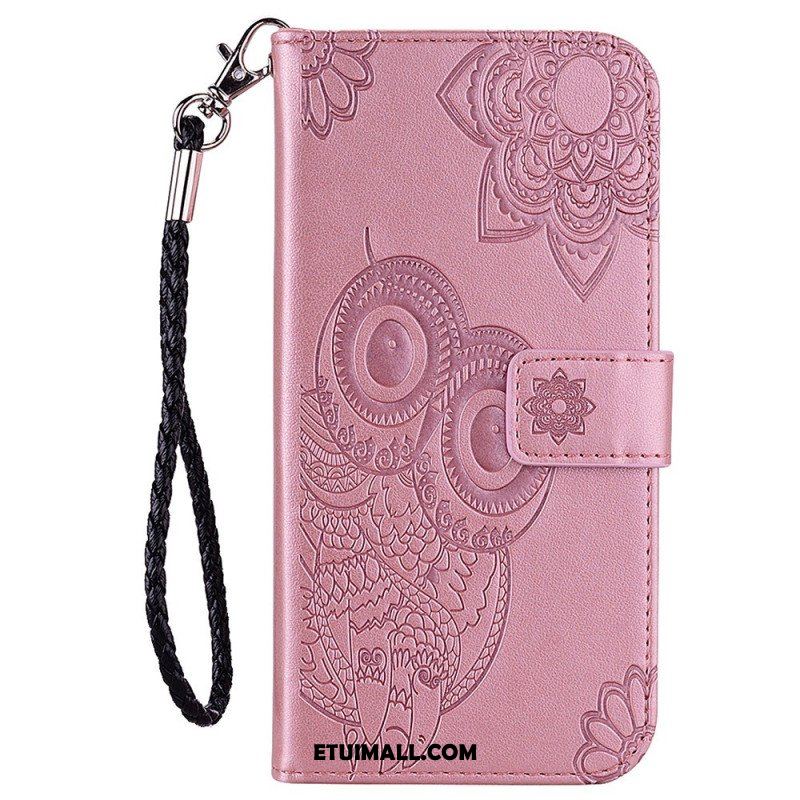 Etui Folio do Samsung Galaxy S23 5G Sowa Mandala I Smycz