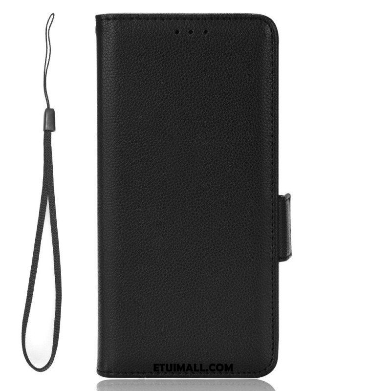 Etui Folio do Samsung Galaxy S23 5G Ultra Cienkie Podwójne Zapięcie