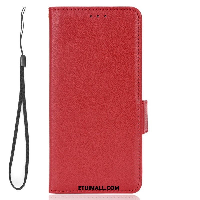 Etui Folio do Samsung Galaxy S23 5G Ultra Cienkie Podwójne Zapięcie