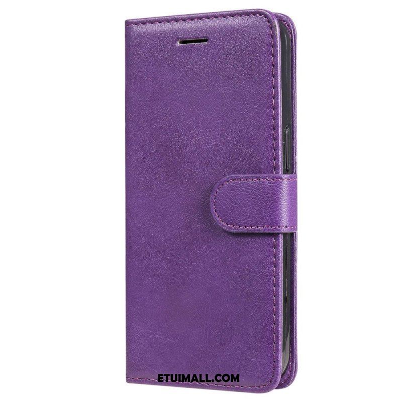 Etui Folio do Samsung Galaxy S23 5G z Łańcuch Zwykły Z Paskiem