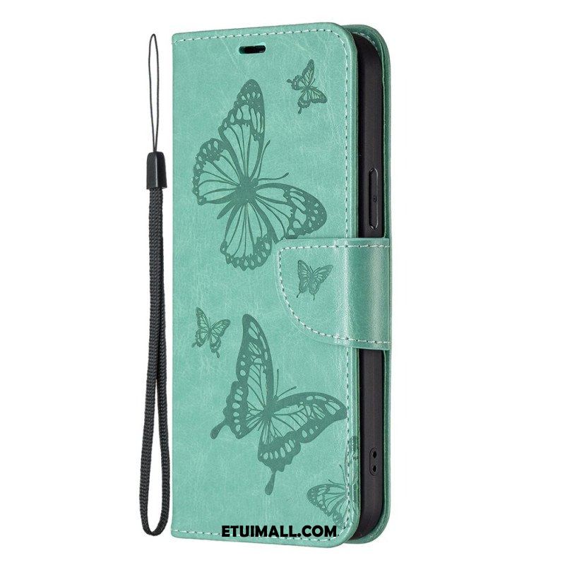 Etui Folio do Samsung Galaxy S23 Plus 5G Gigantyczne Motyle