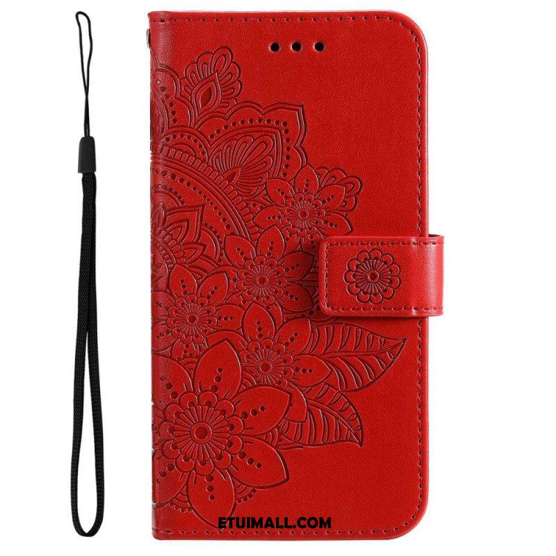 Etui Folio do Samsung Galaxy S23 Plus 5G z Łańcuch Paskowata Mandala