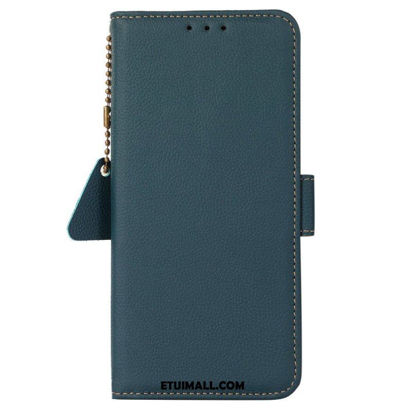 Etui Folio do Samsung Galaxy S23 Ultra 5G Rfid Z Prawdziwej Skóry