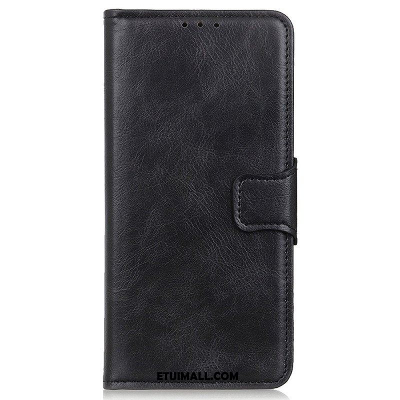 Etui Folio do Samsung Galaxy S23 Ultra 5G Stylowe Skórzane Zapięcie Dwustronne