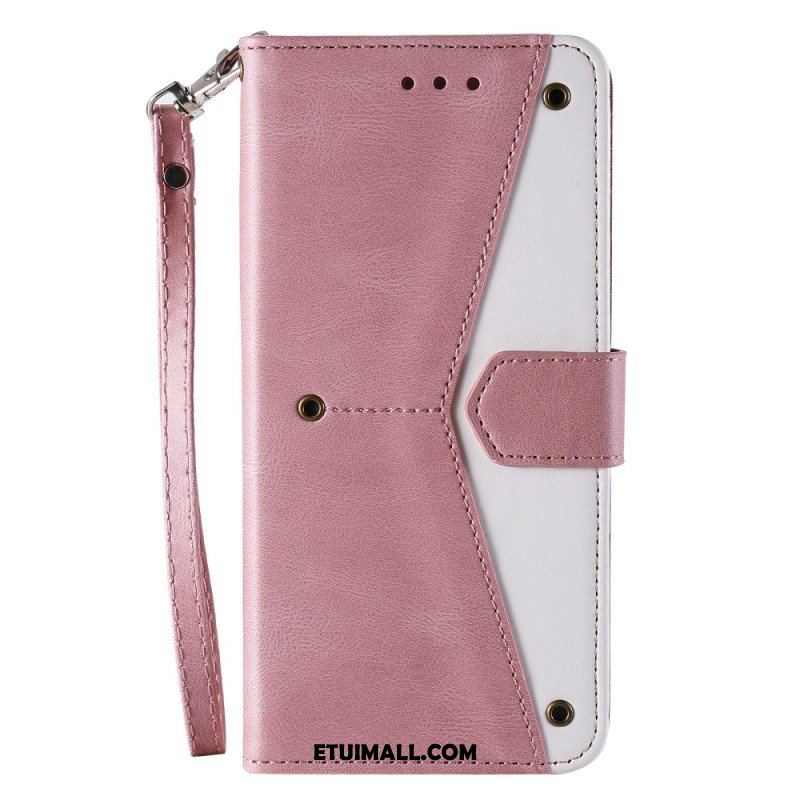 Etui Folio do Samsung Galaxy S23 Ultra 5G Szwy W Dotyku