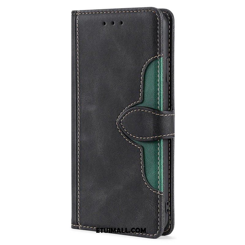 Etui Folio do Sony Xperia 5 IV Dwukolorowy Kwiatowy